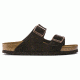 Birkenstock Arizona Suede Soft Footbed - Women's, Mocha, 35 95131-1-35