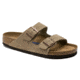Birkenstock Birkenstock Arizona Narrow Soft Footbed Suede Leather Sandals, 951303-TAUPE-36