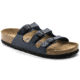 Birkenstock Florida Soft Footbed Birko-Flor Sandals - Womens, Blue Birko-Flor, Medium, 41, 554711-41