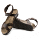 Birkenstock Lola Leather Cork-Latex Footbed Sandals - Womens, Cognac Leather, Narrow, 37, 1009237-37
