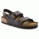 Birkenstock Milano Amalfi Leather Soft Footbed Men's, Testa Di Moro, 39 23454-1-39