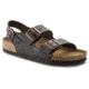 Birkenstock Milano Soft Footbed Smooth Leather Sandals - Womens, Brown Amalfi Leather, Medium, 37, 234541-37