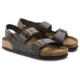 Birkenstock Milano Soft Footbed Smooth Leather Sandals - Womens, Brown Amalfi Leather, Medium, 37, 234541-37