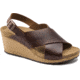 Birkenstock Samira Leather Sandals - Womens, Cognoc, 37, 1015829-N-37