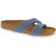 Birkenstock Yao Nubuck Sandals - Womens, Dove Blue, 38, 1016768-N-38