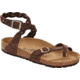 Birkenstock Yara Braid Oiled Leather Sandals - Womens, Habana, 36, 1015927-R-36