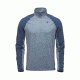 Black Diamond Approach Quarter Zip Mens Fleece Jacket, Ink Blue, Large, APWQ4N421LRG1