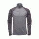 Black Diamond Approach Quarter Zip Mens Fleece Jacket, Smoke, Medium, APWQ4N022MED1