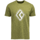 Black Diamond Chalked Up 2.0 Short Sleeve T-Shirt - Mens, Camp Green, Medium, AP7524073039MED1
