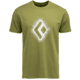 Black Diamond Chalked Up 2.0 Short Sleeve T-Shirt - Mens, Camp Green, Medium, AP7524073039MED1
