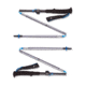 Black Diamond Distance FLZ Trekking Poles, Pewter, 110, BD11253310161101