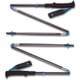 Black Diamond Distance Z Trekking Poles, Pewter, 120 cm, BD11253210161201