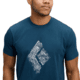 Black Diamond Engineered Diamond Short Sleeve Tee - Mens, Indigo, Large, AP7524724013LRG1