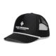 Black Diamond Flat Bill Trucker Hat, Black/Black Eqpmnt for Alpnst, One Size, AP7230499591ALL1