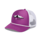 Black Diamond Flat Bill Trucker Hat, Piton Purple/White Mountainscape, AP7230499072ALL1