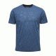 Black Diamond Hexteroid Logo Mens Short Sleeve Tee Shirt, Ink Blue, Large, APU49Y421LRG1