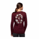 Black Diamond LS Forest Diamond Tee - Womens, Bordeaux, Medium, AP7300606018MED1