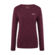 Black Diamond LS Forest Diamond Tee - Womens, Bordeaux, Medium, AP7300606018MED1