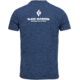 Black Diamond M SS Equipment For Alpinist T-Shirt - Mens, Extra Small, Ink Blue, APYL4X4014XSM1