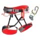 Black Diamond Momentum DS Harness Combo -L - XL-Steel/Lava