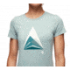 Black Diamond Mountain Transparency Tee - Womens, Blue Ash, Large, AP7300614006LRG1