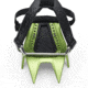 Black Diamond Neve Strap Crampons, Envy Green, BD4000733011ALL1