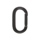 Black Diamond Oval Keylock Carabiner, Black, One Size, BD2101630002ALL1
