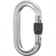 Black Diamond Oval Screwgate Carabiner, Polished, BD210084POLSALL1