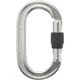 Black Diamond Oval Screwgate Carabiner, Polished, BD210084POLSALL1