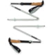 Black Diamond Pursuit Flz Trekking Poles, Black/Foam Green, Medium/Large, BD1100679478M-L1