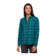 Black Diamond Serenity LS Flannel Shirt - Womens, Sea Pine/Blue Ash Plaid, Small, AP7530079190SML1