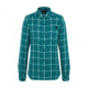 Black Diamond Serenity LS Flannel Shirt - Womens, Sea Pine/Blue Ash Plaid, Small, AP7530079190SML1