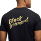 Black Diamond Shredded Short Sleeve Tee - Mens, Black, Small, AP7524920002SML1