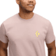 Black Diamond Shredded Short Sleeve Tee - Mens, Pale Mauve, Medium, AP7524925019MED1