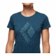 Black Diamond Snodiamond Tee - Womens, Azurite, Extra Large, AP7300684022XLG1