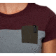 Black Diamond SS Campus Tee - Womens, Storm Blue Hthr/Port/Cypress, Extra Small, AP7300639233XSM1