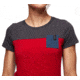 Black Diamond SS Campus Tee - Womens, Vermillion/Carbon/Ink Blue, Small, AP7300639232SML1
