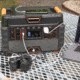 Blackfire-Klein Outdoors Portable Power Station 1500W, Black/Orange, PAC1000