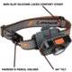 Blackfire-Klein Outdoors Rechargeable LED Headlamp, 2-Color, 800 Lumens, Black, BBM6414