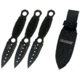 BlackHawk Direct Hit Throwing Knives, 3.5in, 7CRMOV, Paracord Wrap Handle, Black, BH15DH01BK