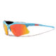 Bliz Pace Sunglasses-Matte Blue-Smoke/Red Multi