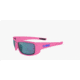 Bliz Rider Sunglasses-Pink Rubber-Smoke/Blue Multi