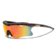 Bliz Velocity XT Sunglasses-Red Carbon-Smoke/Red Multi