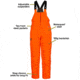 Blocker Drencher Insulated Bib - Men's, Medium, Blaze Orange, 1410827