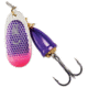 Blue Fox Classic Vibrax 00, Sinkin, 2in, 7/64oz, Purple Scale/ Pink Tip UV, 60-00-317IC