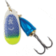 Blue Fox Classic Vibrax 01, Sinking, 2-19/50in, 1/8oz, Blue Scale/ Chartreuse Tip UV, 60-10-316IC