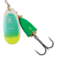Blue Fox Classic Vibrax 01, Sinking, 2-19/50in, 1/8oz, Green Scale/ Chartreuse Tip UV, 60-10-315IC