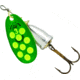 Blue Fox Classic Vibrax Spinner, 1/4 oz, Fluorescent Green/Fluorescent Yellow/Silver UV, 60-30-325ICIC
