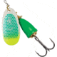 Blue Fox Classic Vibrax Spinner 1/4oz UV Green Scale/Chartreuse Tip, 60-30-315IC