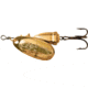 Blue Fox Classic Vibrax Spinner, 3/16 oz, Plated Gold/Gold, 60-20-200